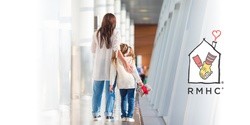 Ronald McDonald House Logo with a mom and daughter