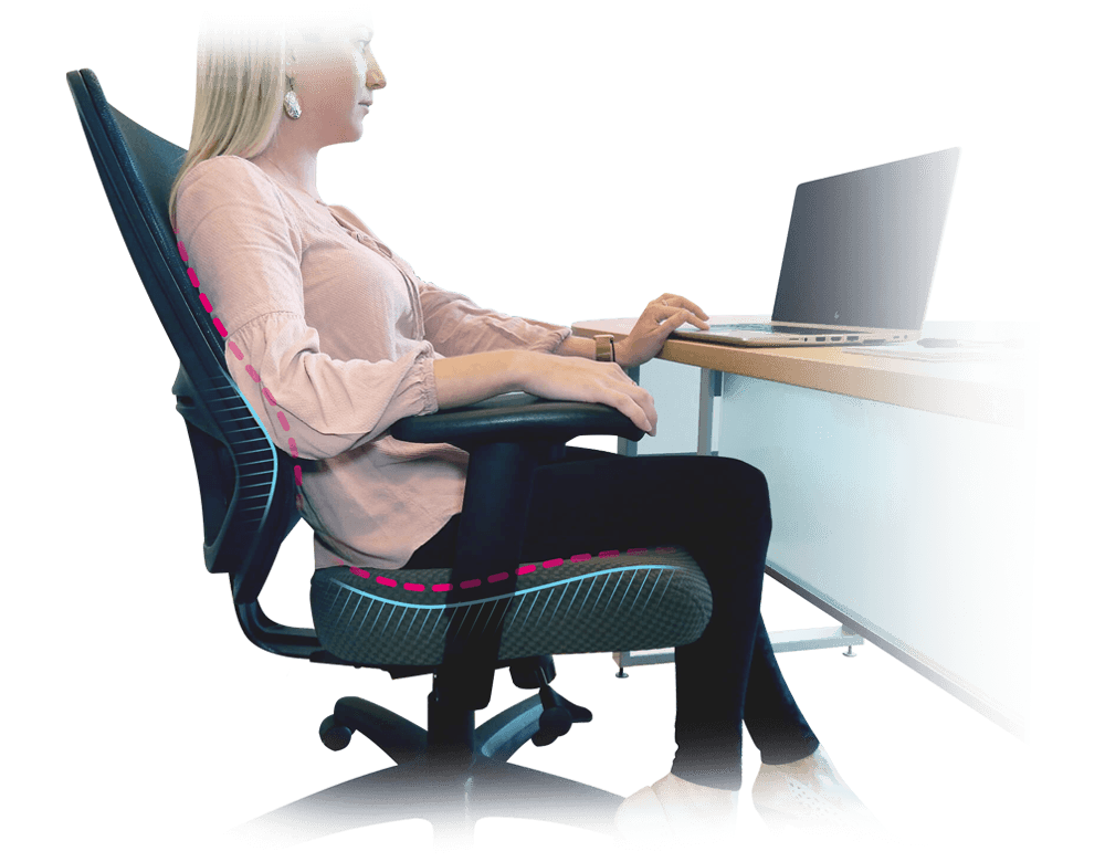 Office chair with support callouts V2